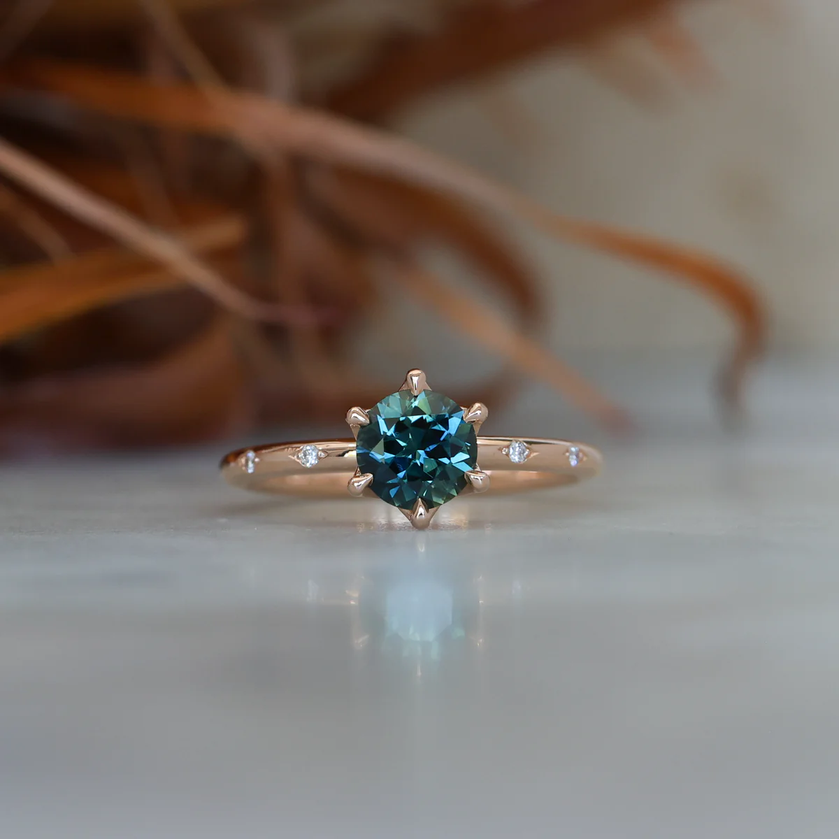 Celestial Sapphire Solitaire